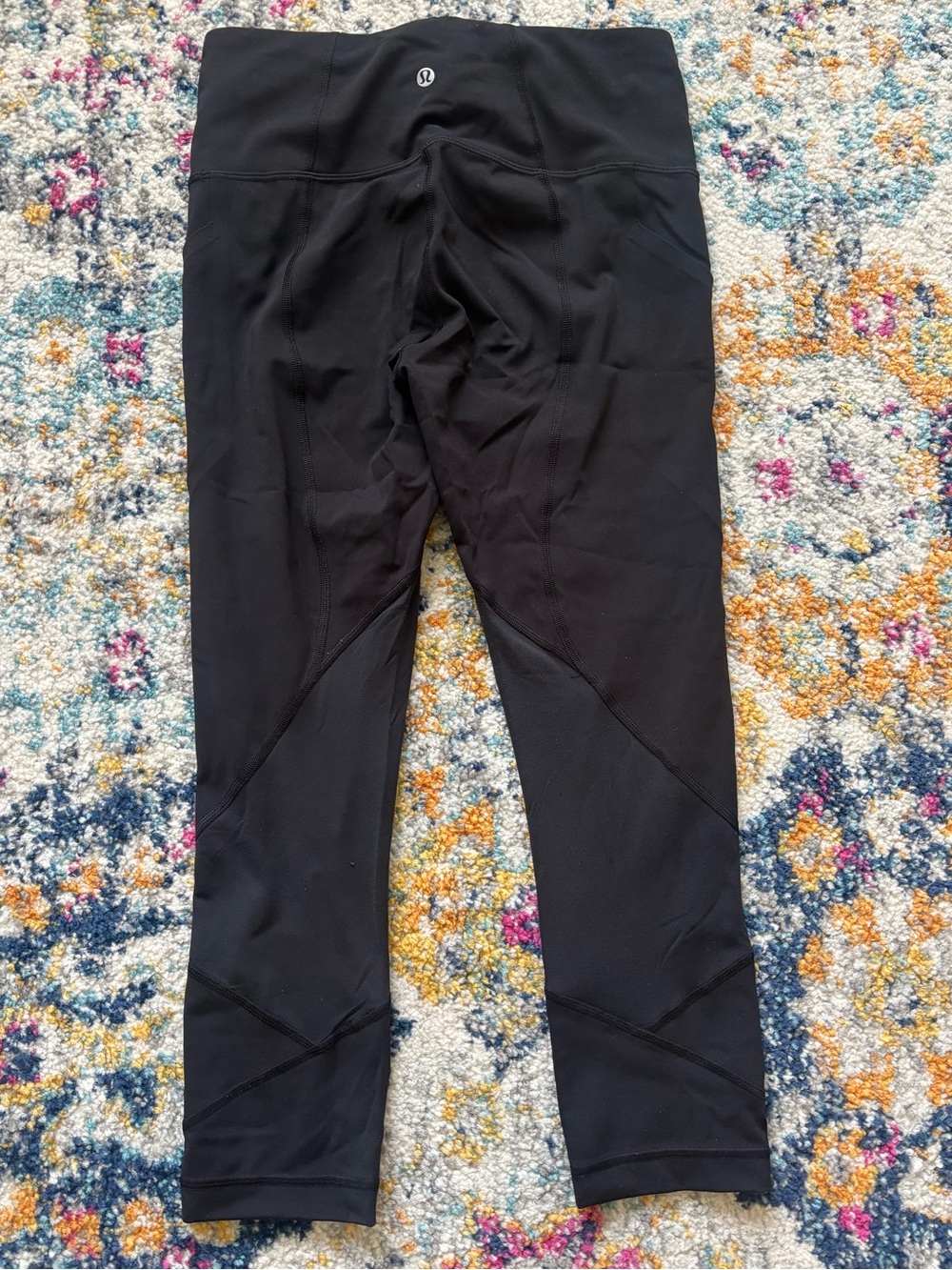 lululemon Pace Rival High-Rise Crop 22" women’s size 6 black